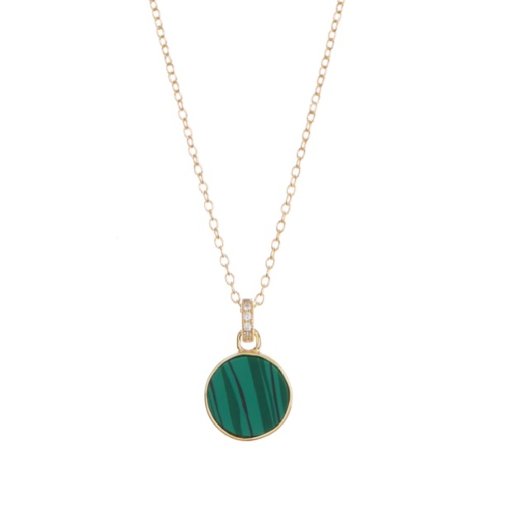 ARGENTO VIVO STERLING SILVER Pave Circle Pendant